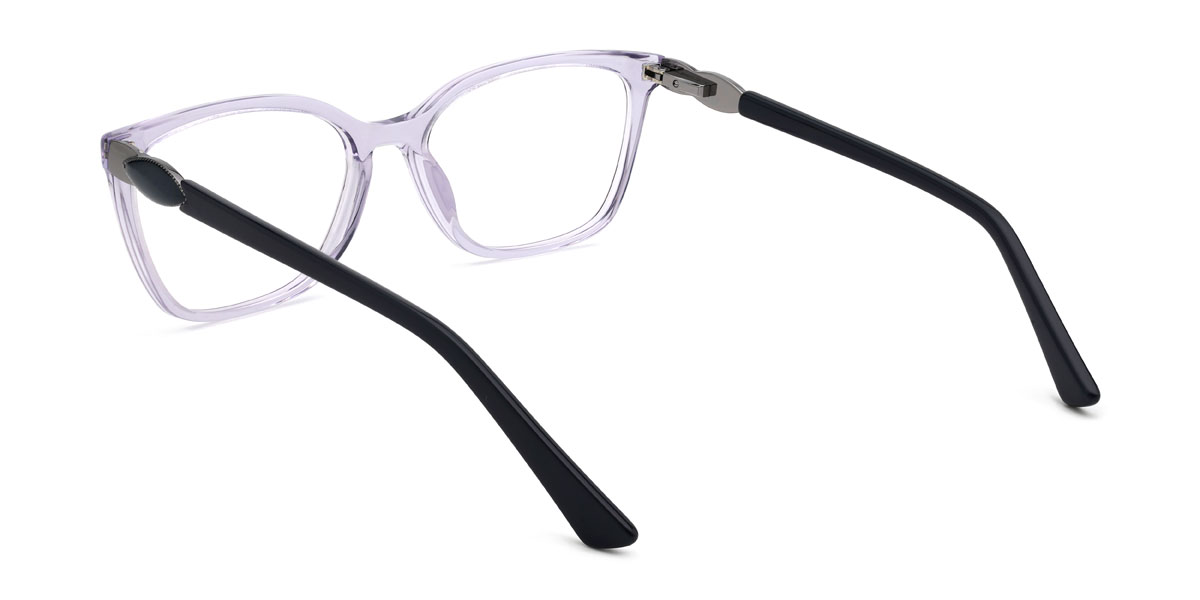 Púrpura claro Stefano Gafas - Rectangle Glasses