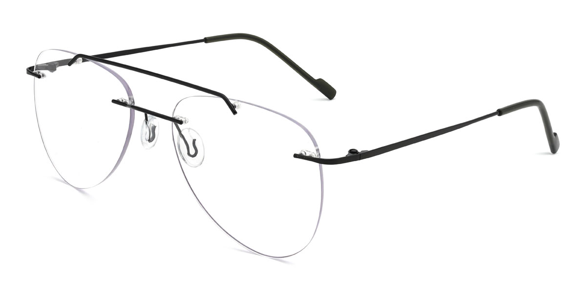 Negro Nolen Gafas - Aviator Glasses