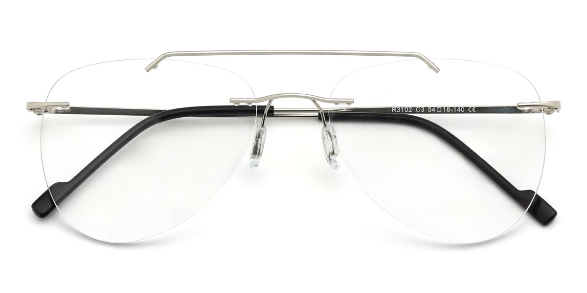 Plata Nolen Gafas - Aviator Glasses