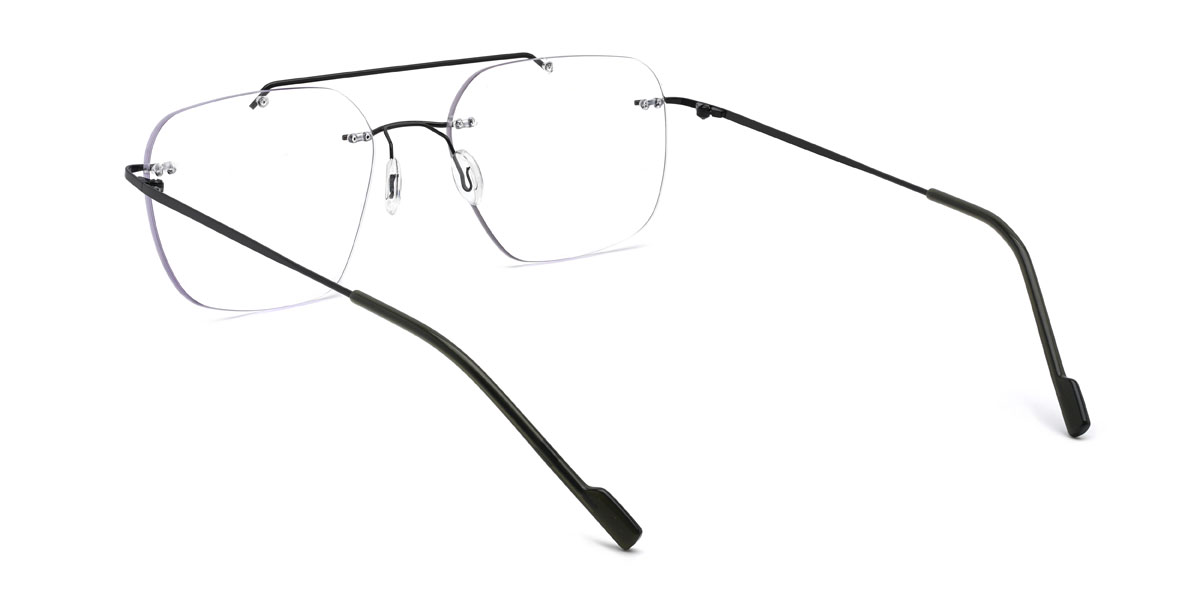 Fekete Johnson Szemüveg - Aviator Glasses