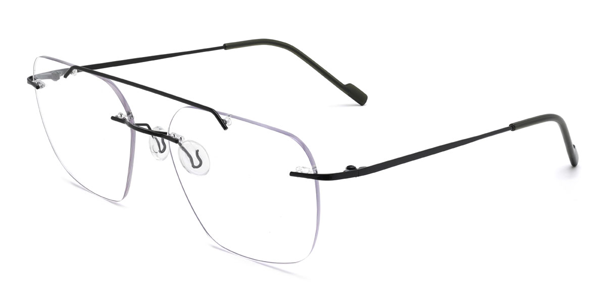 Fekete Johnson Szemüveg - Aviator Glasses