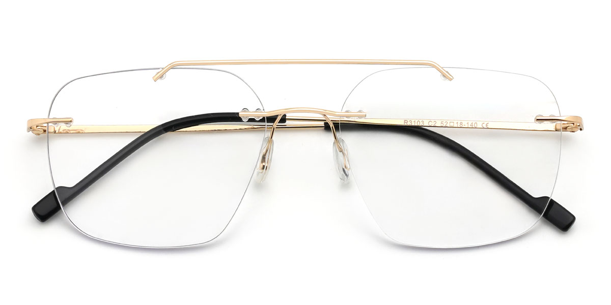 Arany Johnson Szemüveg - Aviator Glasses
