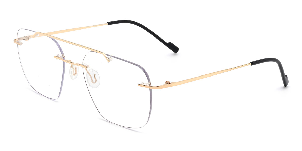 Arany Johnson Szemüveg - Aviator Glasses