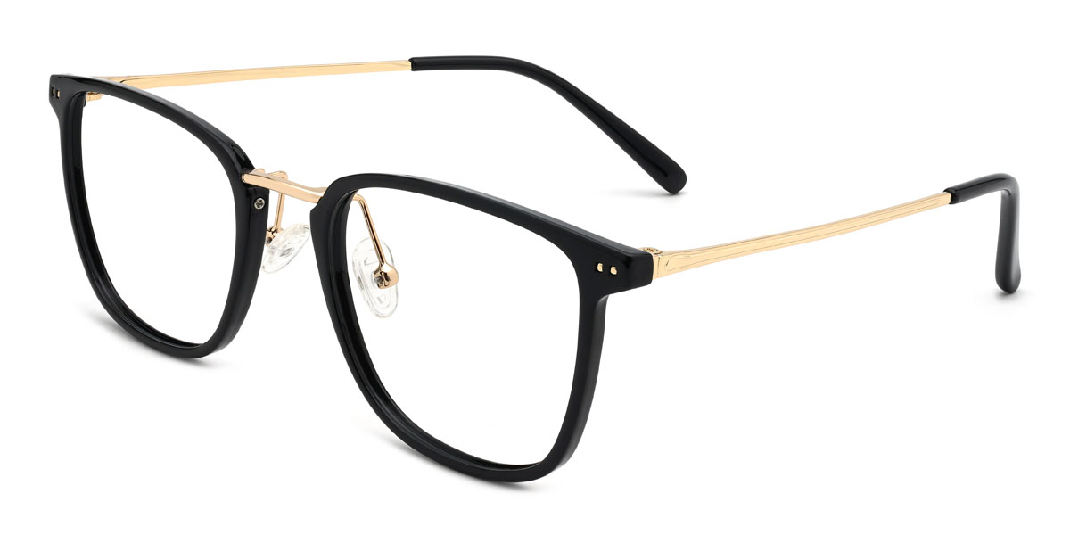 Black Britton Glasses - Rectangle Glasses