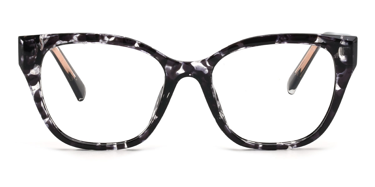 Schwarz Schildpatt Mani Brille - Cat Eye Glasses