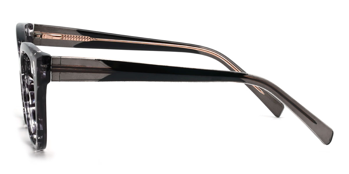 Schwarz Schildpatt Mani Brille - Cat Eye Glasses