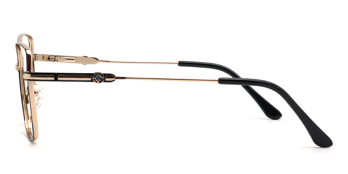 Negro Kaitlynn Gafas - Rectangle Glasses