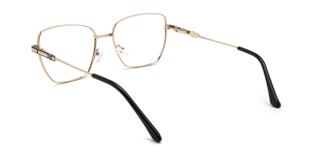 Negro Kaitlynn Gafas - Rectangle Glasses