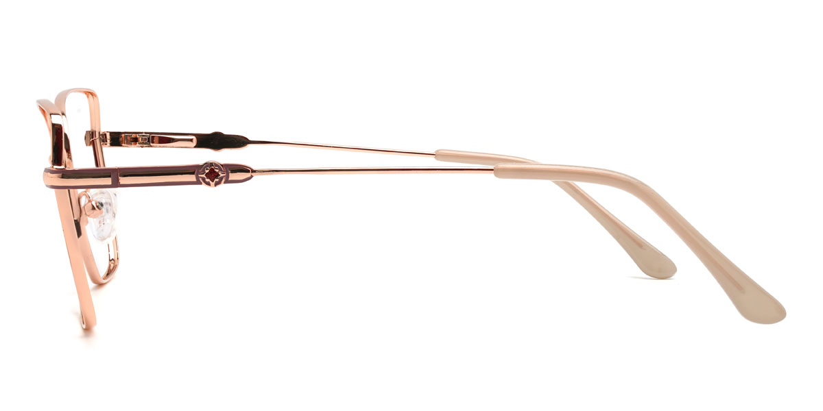 Rosa Oro Kaitlynn Gafas - Rectangle Glasses