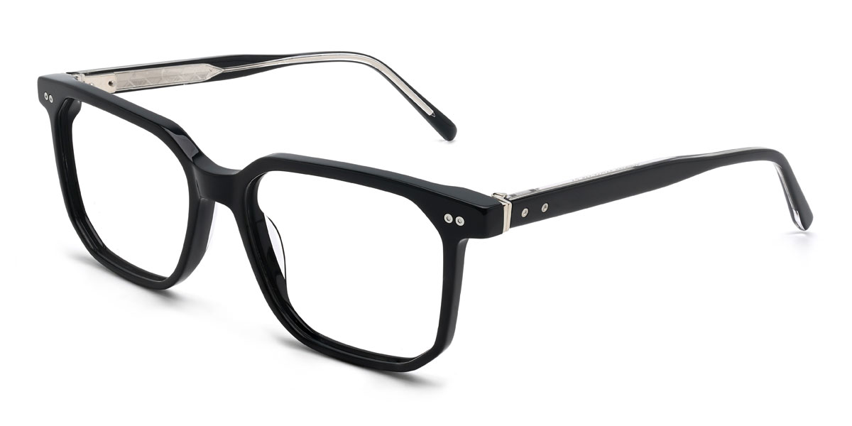 Negro Tasneem Gafas - Rectangle Glasses