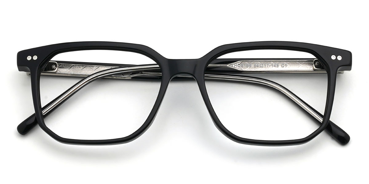 Negro Tasneem Gafas - Rectangle Glasses