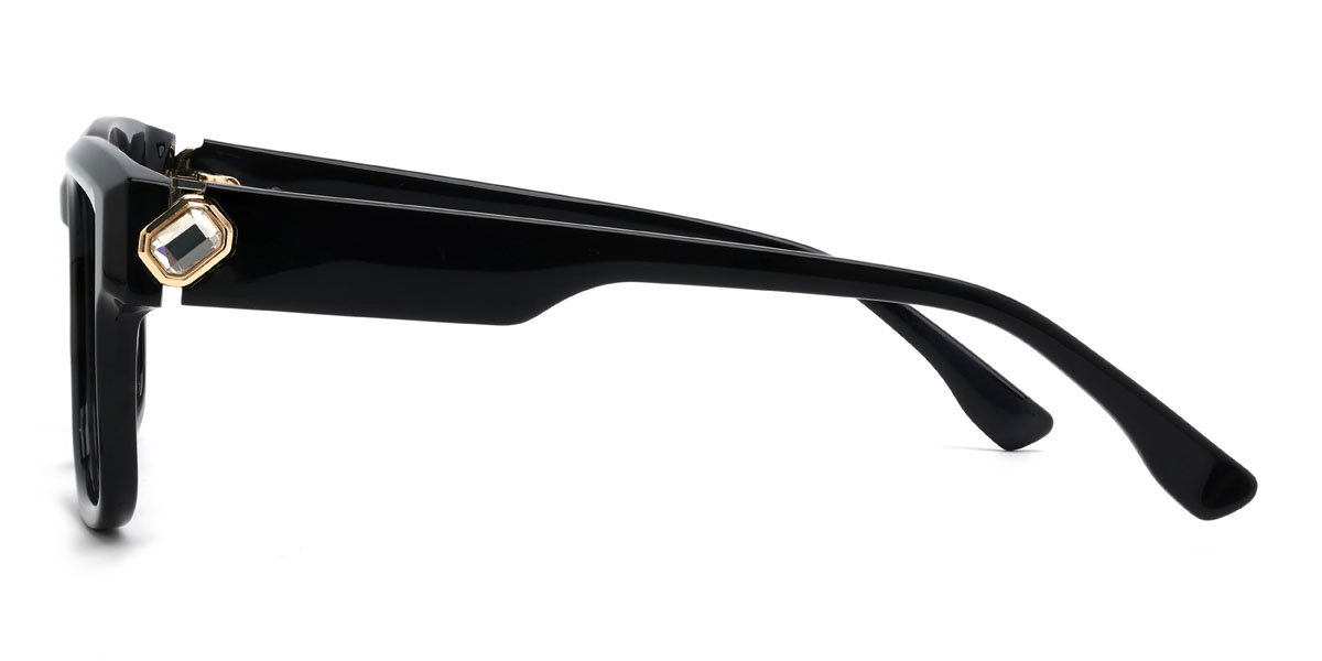 Black Terra Glasses - Rectangle Glasses