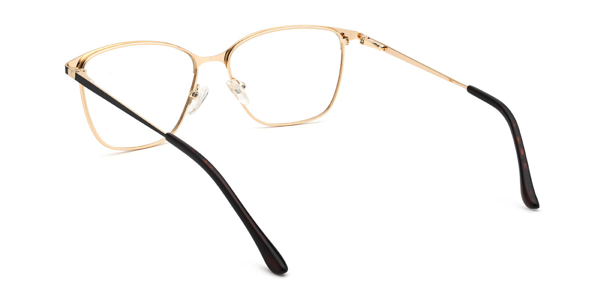 Arany fekete Jemima Szemüveg - Rectangle Glasses