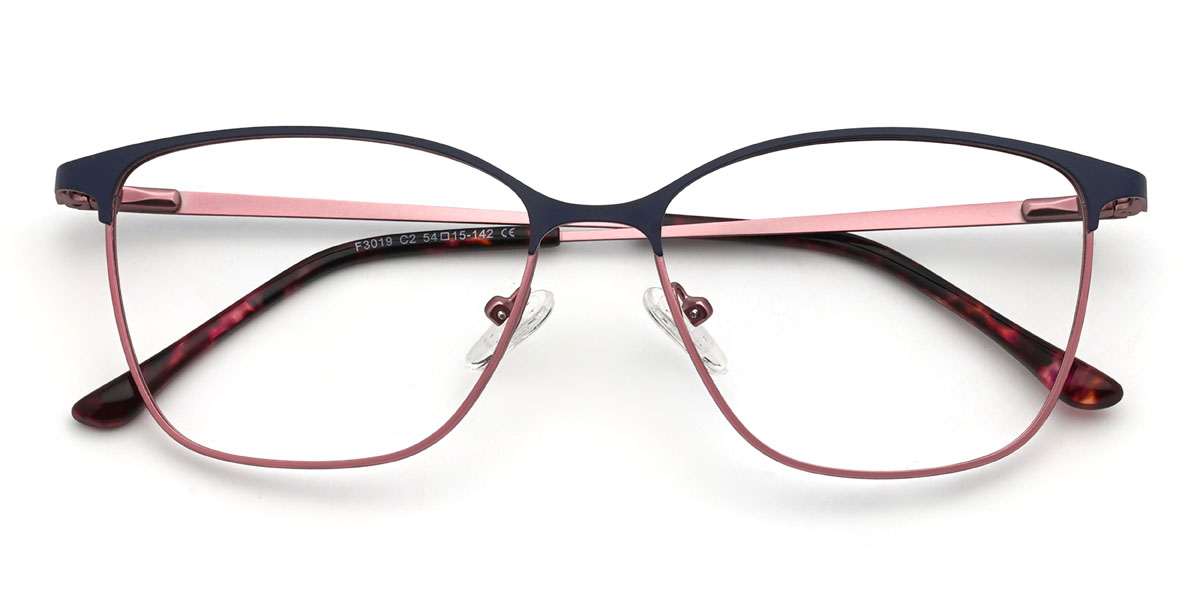 Bleu Rose Jemima Lunettes - Rectangle Glasses