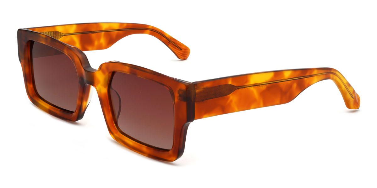 Teknősbéka Gradual Brown Eleonora Szemüveg - Rectangle Sunglasses