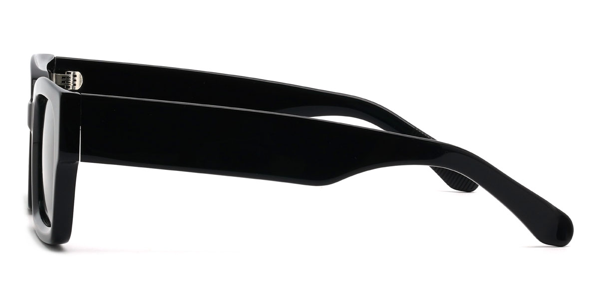 Fekete sötétzöld Eleonora Szemüveg - Rectangle Sunglasses