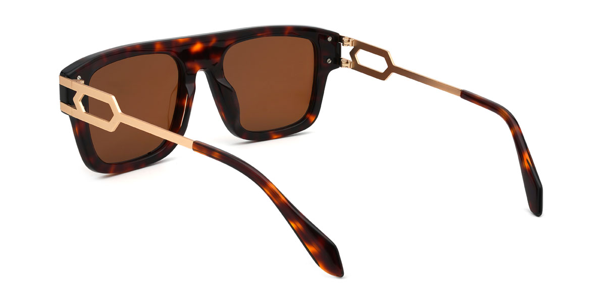 Teknősbéka barna Sayed Szemüveg - Rectangle Sunglasses