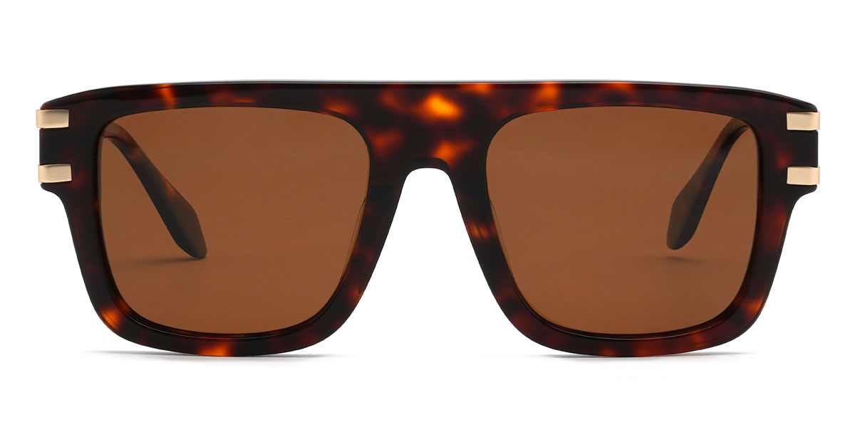 Teknősbéka barna Sayed Szemüveg - Rectangle Sunglasses