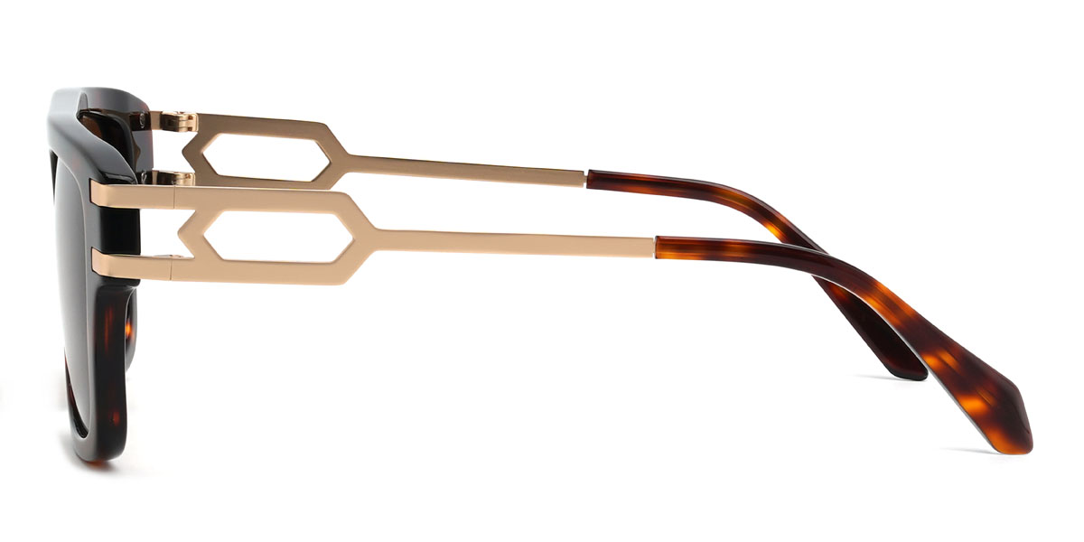 Teknősbéka barna Sayed Szemüveg - Rectangle Sunglasses