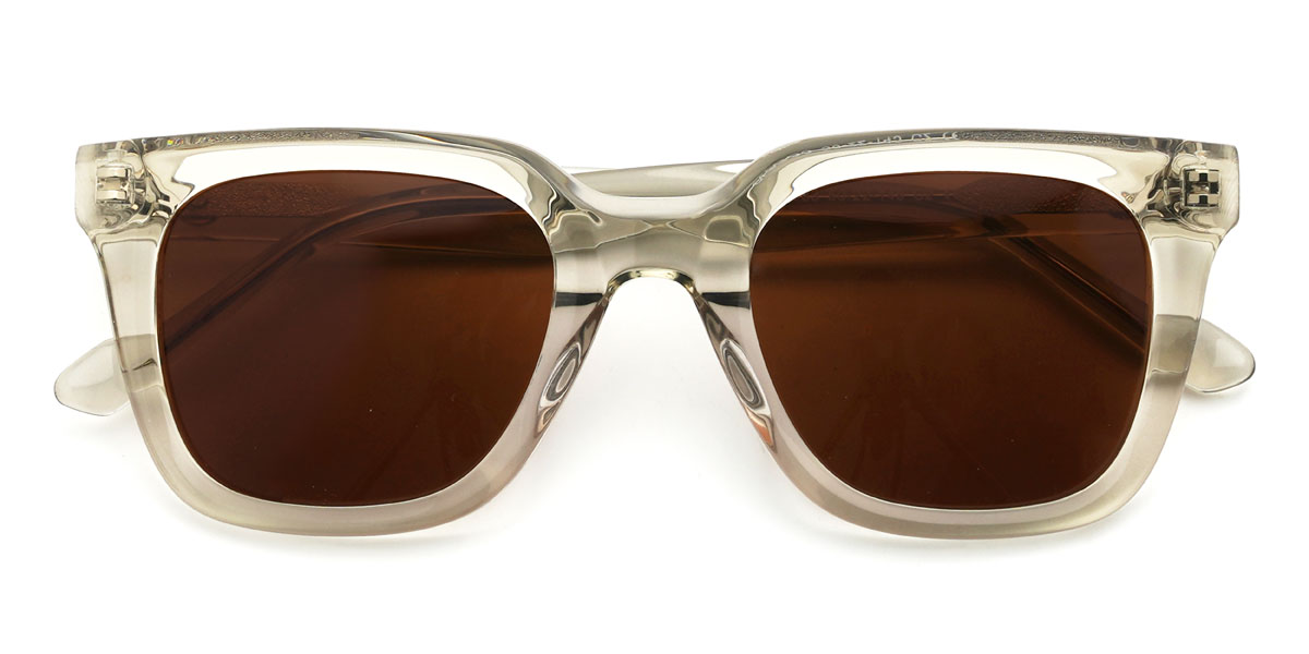 Pezsgő Barna Naveen Szemüveg - Rectangle Sunglasses