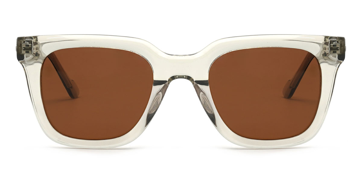 Pezsgő Barna Naveen Szemüveg - Rectangle Sunglasses