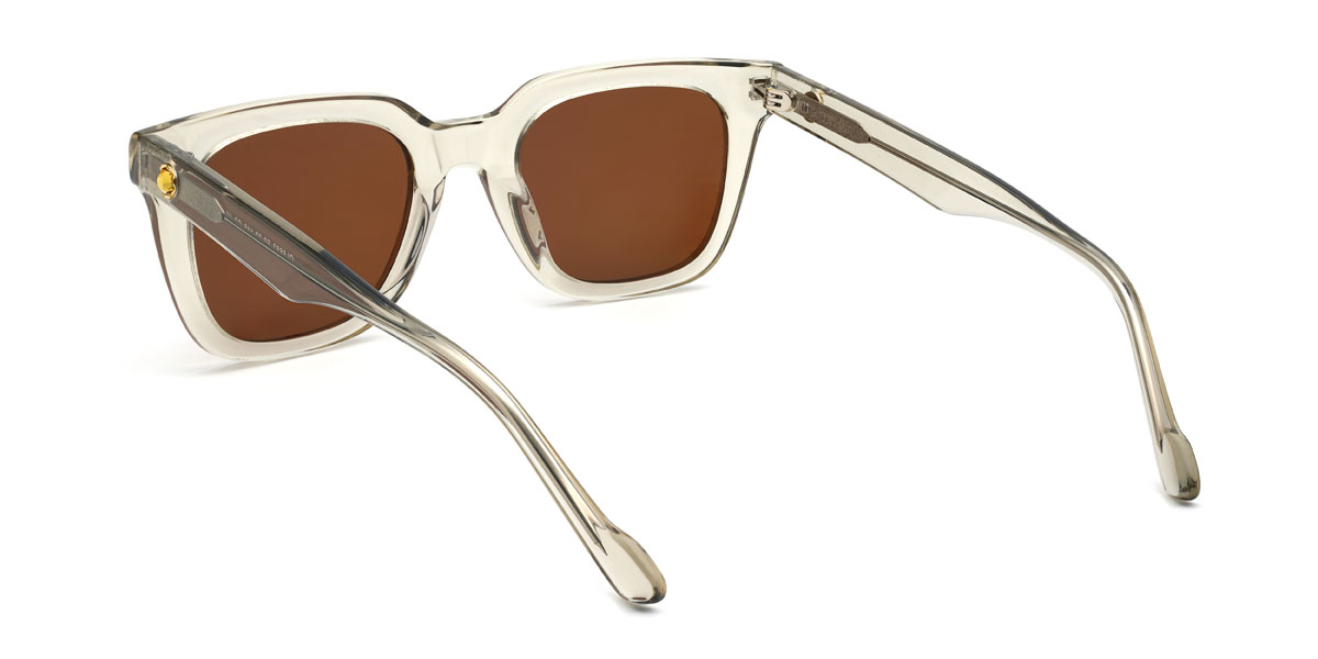 Pezsgő Barna Naveen Szemüveg - Rectangle Sunglasses