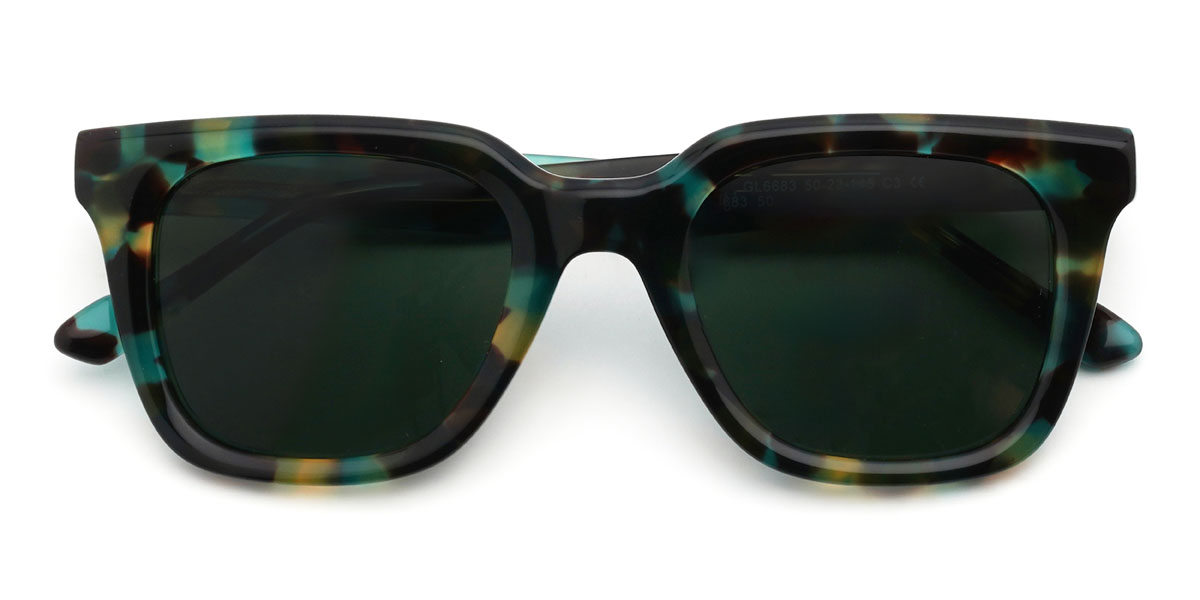 Mázas Zöld Naveen Szemüveg - Rectangle Sunglasses