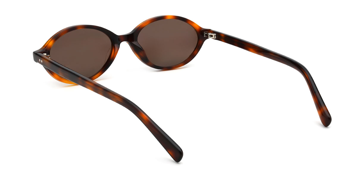 Teknősbéka barna Kayley Szemüveg - Oval Sunglasses