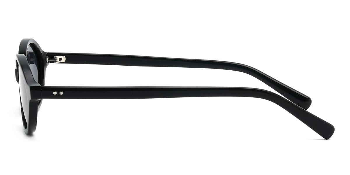 Fekete szürke Kayley Szemüveg - Oval Sunglasses