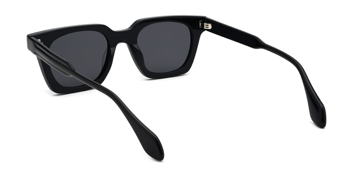 Fekete szürke Hamed Szemüveg - Rectangle Sunglasses