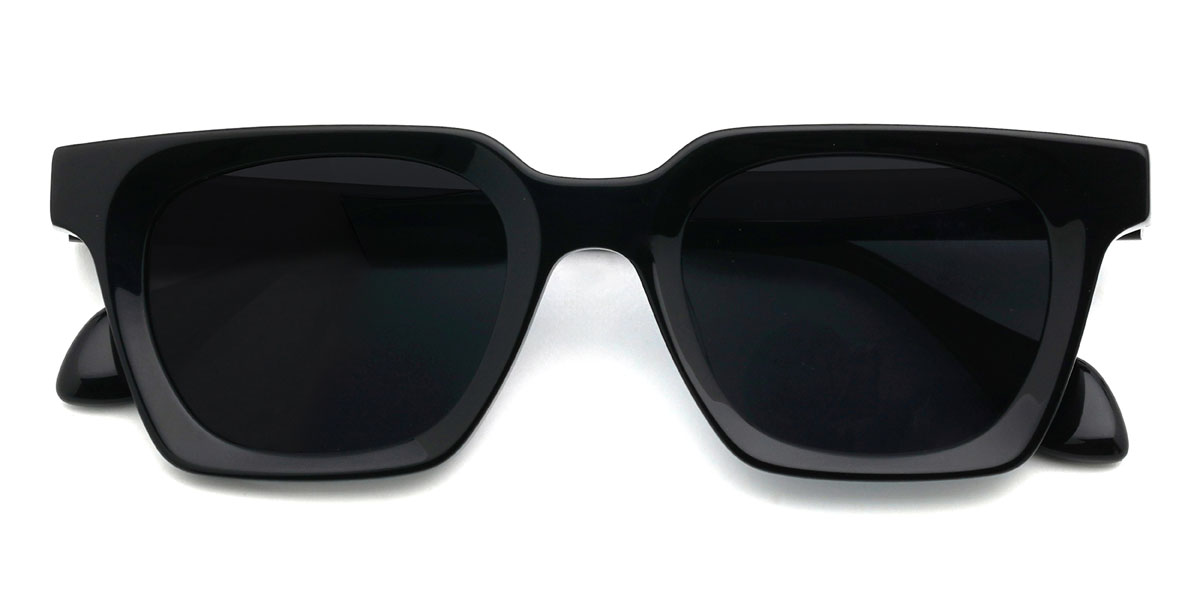 Fekete szürke Hamed Szemüveg - Rectangle Sunglasses