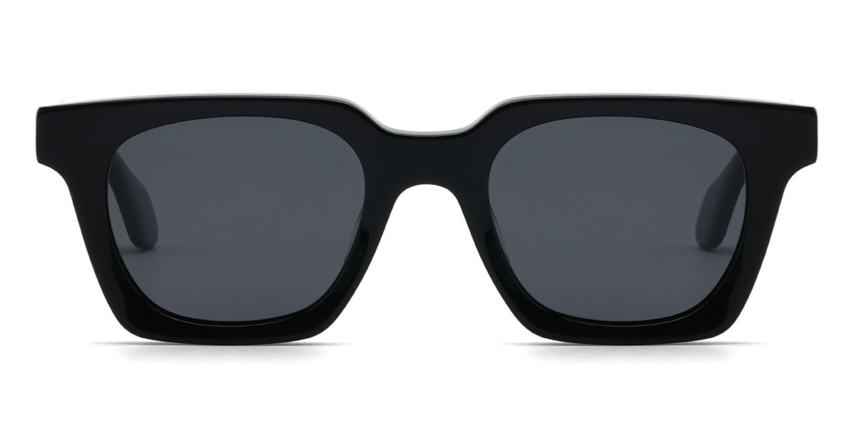 Fekete szürke Hamed Szemüveg - Rectangle Sunglasses