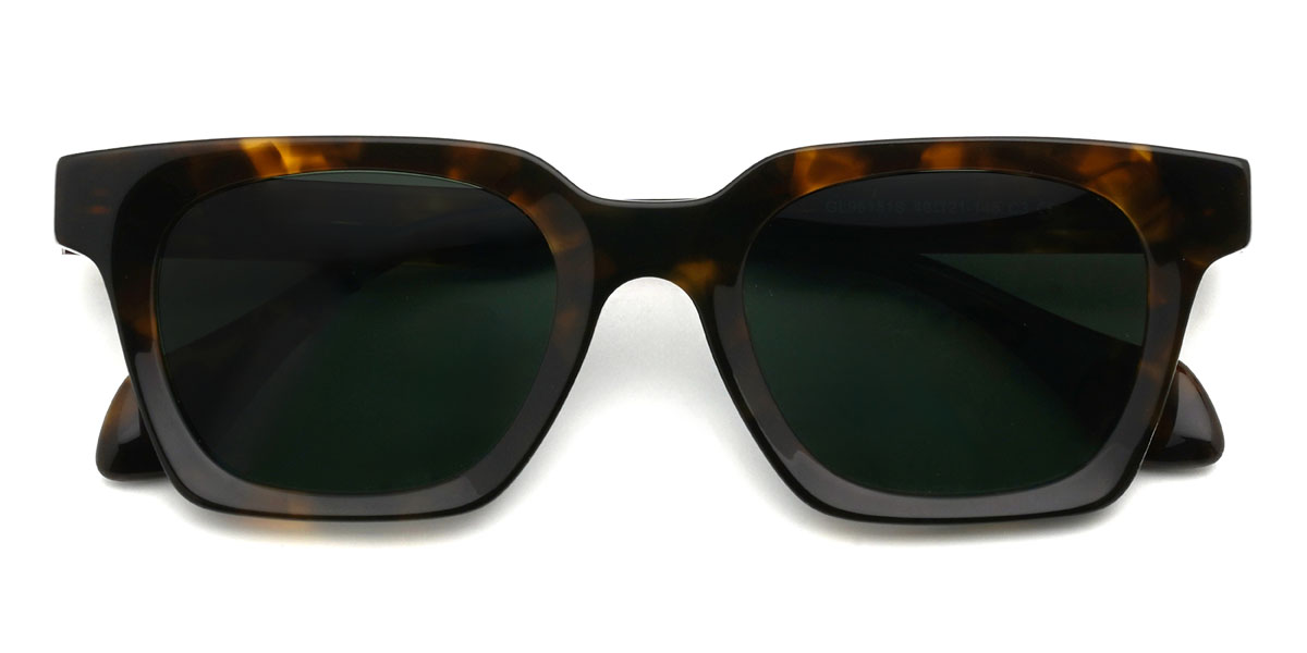 Teknősbéka sötétzöld Hamed Szemüveg - Rectangle Sunglasses