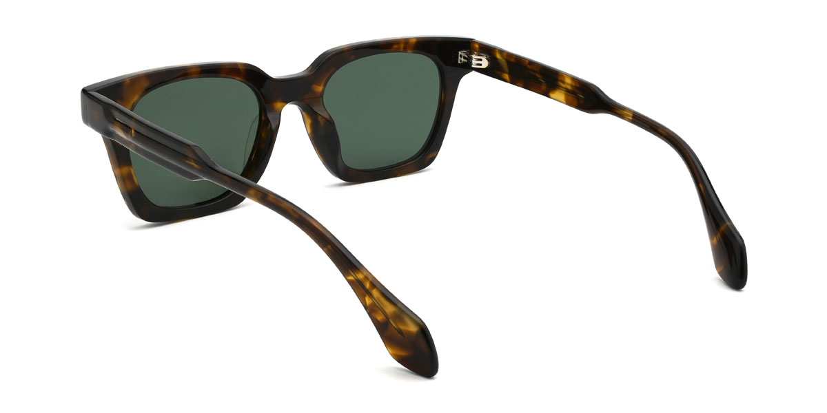 Teknősbéka sötétzöld Hamed Szemüveg - Rectangle Sunglasses