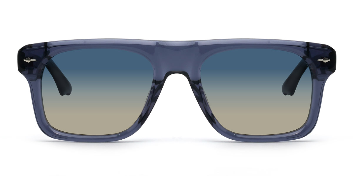 Kék kék Tawny Mousa Szemüveg - Rectangle Sunglasses