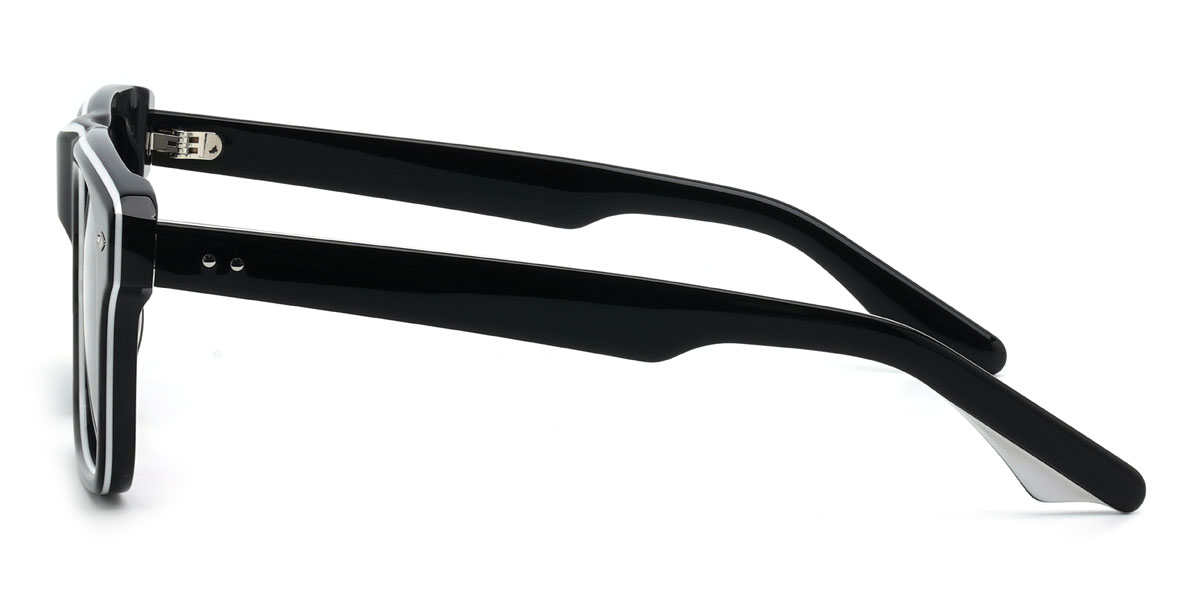 Fekete szürke Mousa Szemüveg - Rectangle Sunglasses