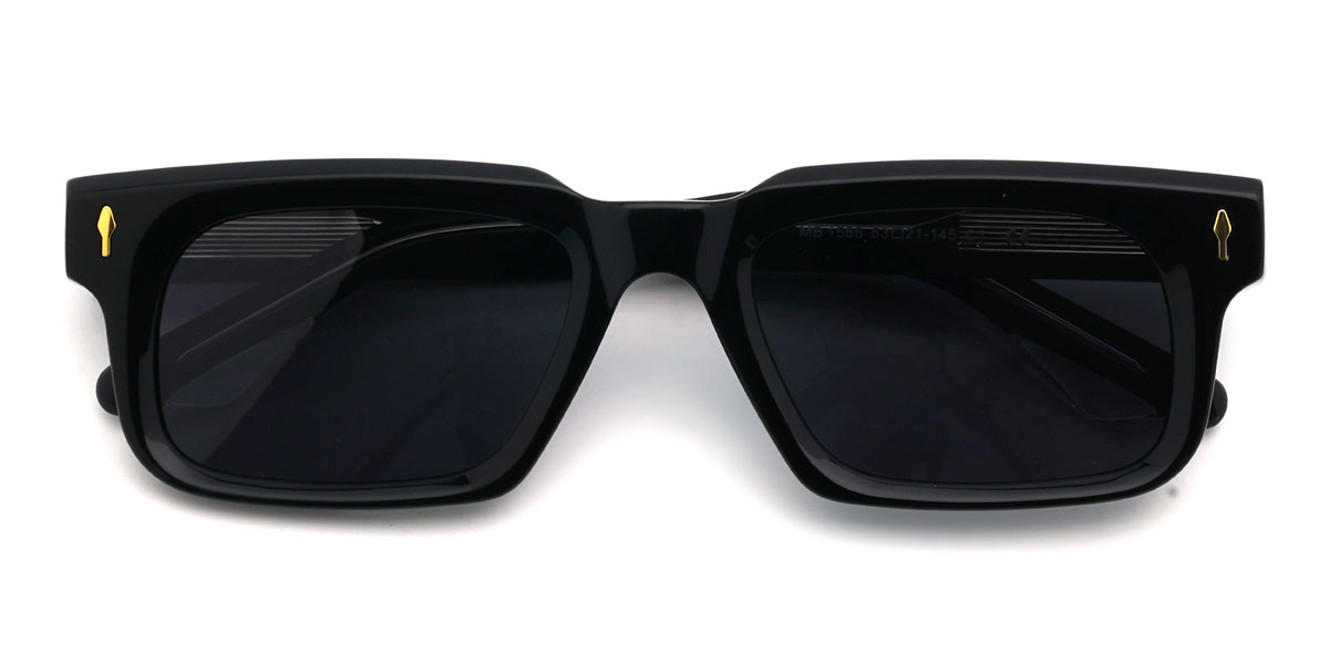 Fekete szürke Diesel Szemüveg - Rectangle Sunglasses