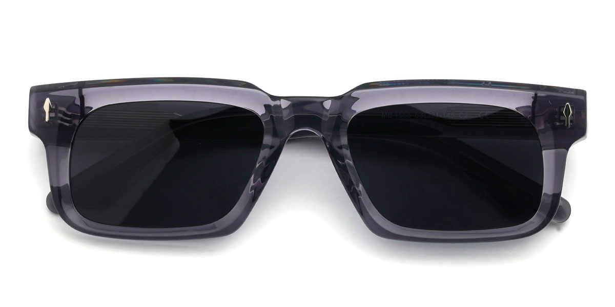 Szürke szürke Diesel Szemüveg - Rectangle Sunglasses