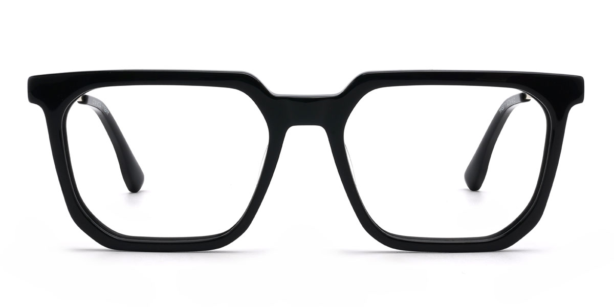 Fekete Ebrahim Szemüveg - Rectangle Glasses