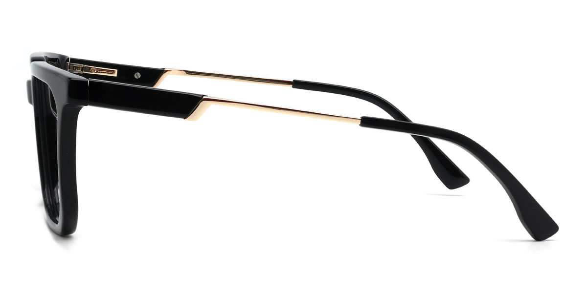 Fekete Ebrahim Szemüveg - Rectangle Glasses