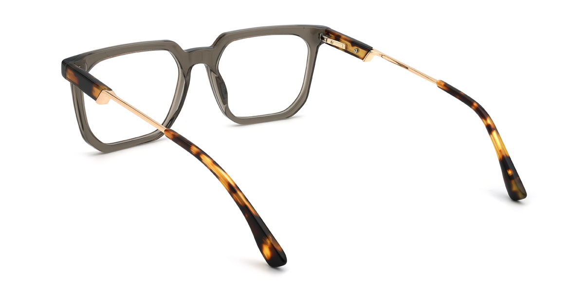 Szürke Ebrahim Szemüveg - Rectangle Glasses