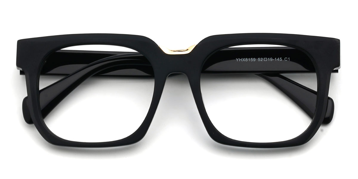 Fekete Reuel Szemüveg - Square Glasses