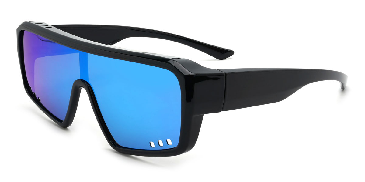 Fekete/kék tükör Serayah Szemüveg - Safety Glasses