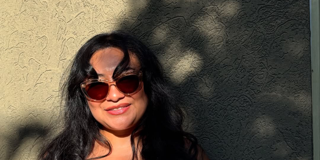 Champagne Brun Alyssa Lunettes - Cat Eye Sunglasses