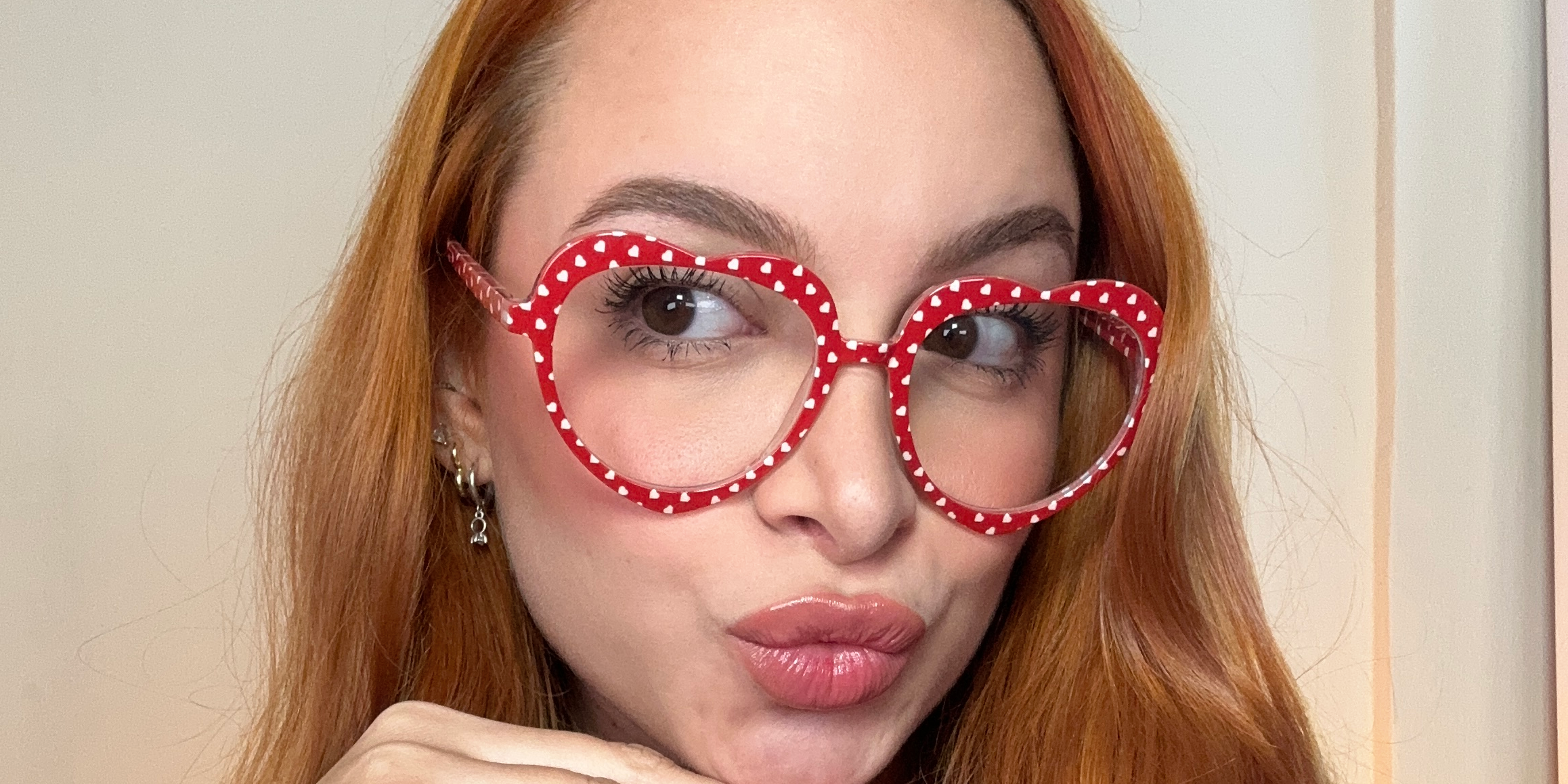 Red Heart Jaisley Glasses - Oval Glasses