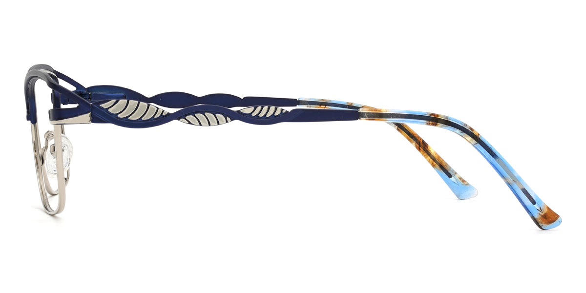 Bleu argenté Jaymes Lunettes - Rectangle Glasses