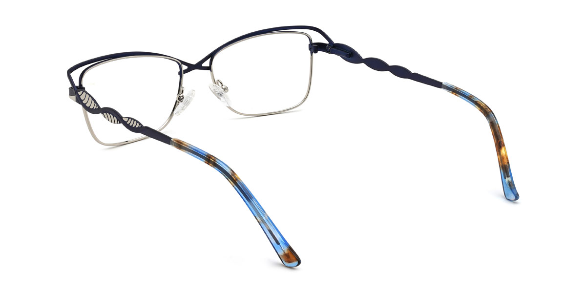 Bleu argenté Jaymes Lunettes - Rectangle Glasses