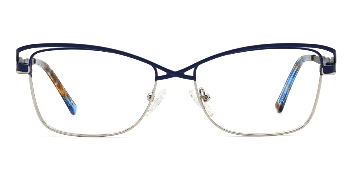 Bleu argenté Jaymes Lunettes - Rectangle Glasses