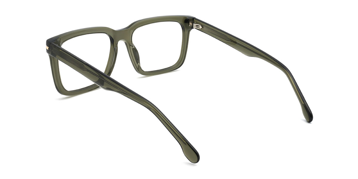 Pine Green Kanai Glasses - Rectangle Glasses