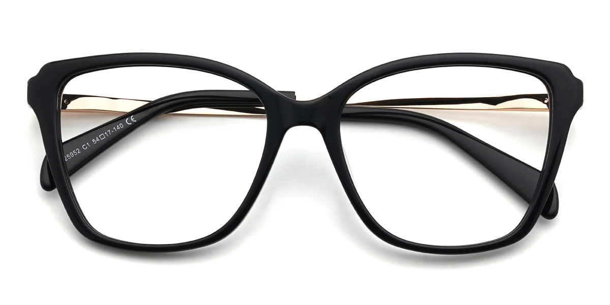 Noir Elayne Lunettes - Square Glasses